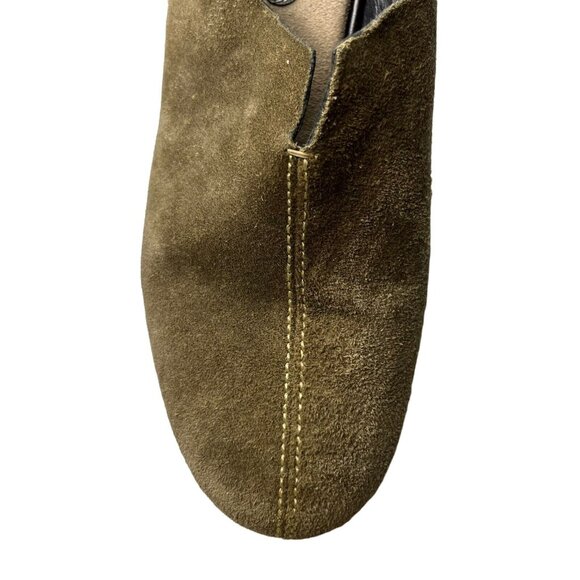 Cole Haan Womens Mules Clogs Leather Suede Khaki Slip On Size 8.5 B - Picture 9 of 13